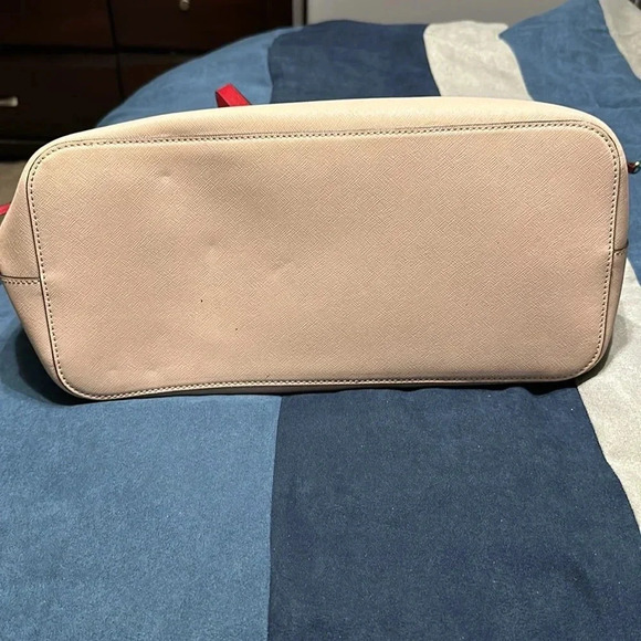 MK Michael Kors LOVE Drawstring Ballet Pink Voyager Jet Tote Bag - Picture 6 of 8